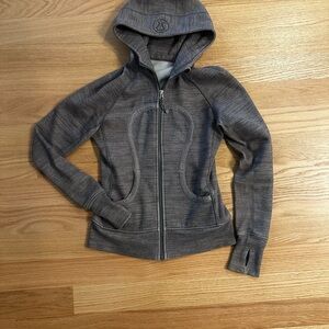 Womens Lululemon scuba zip front hoodie